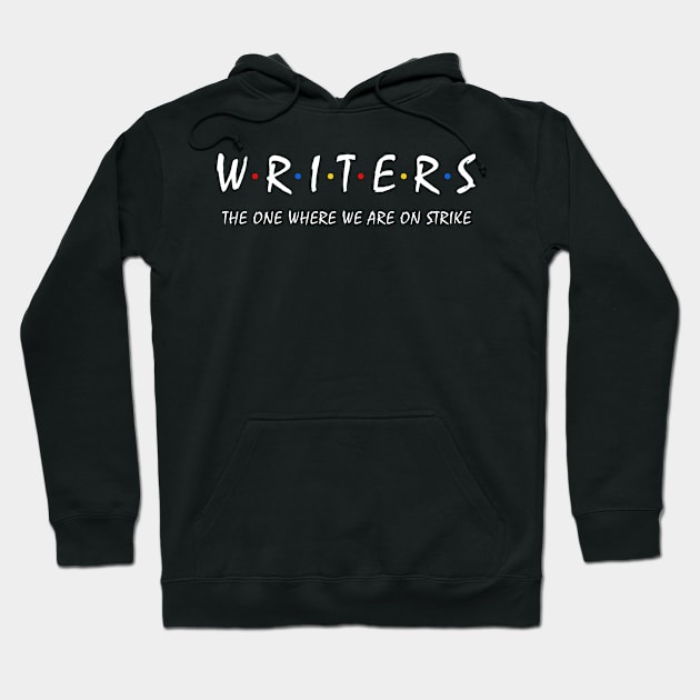 Anti AI Pun Writers on Strike Hoodie by KsuAnn